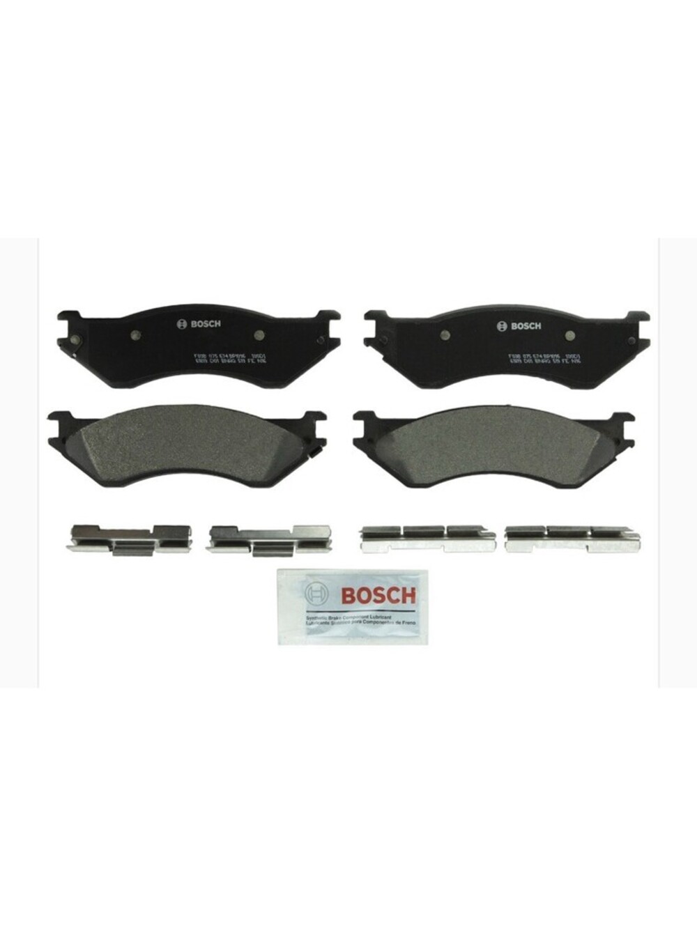 BOSCH BP1096 QuietCast Premium Semi-Metallic Disc Brake Pad Set - Rear